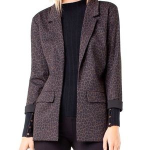 Liverpool Leopard Boyfriend Ponte Blazer
